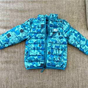 COPY - Rei blue reversible down ski jacket toddler size